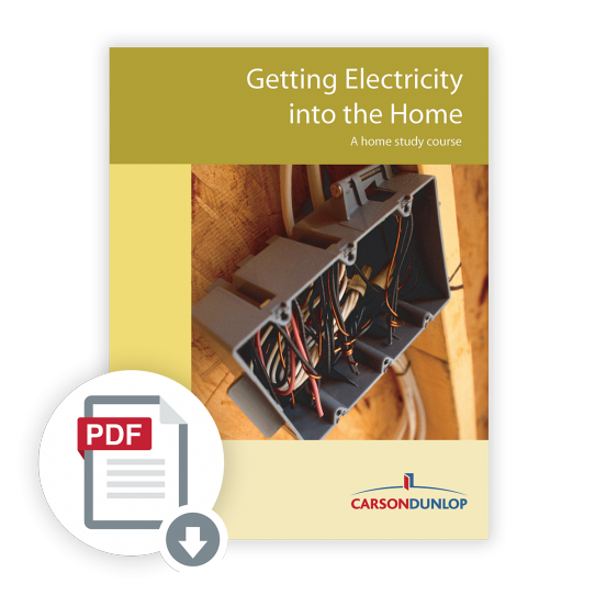 Getting Electricity into The Home course