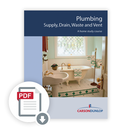 Plumbing - Supply, Drain, Waste and Vent course