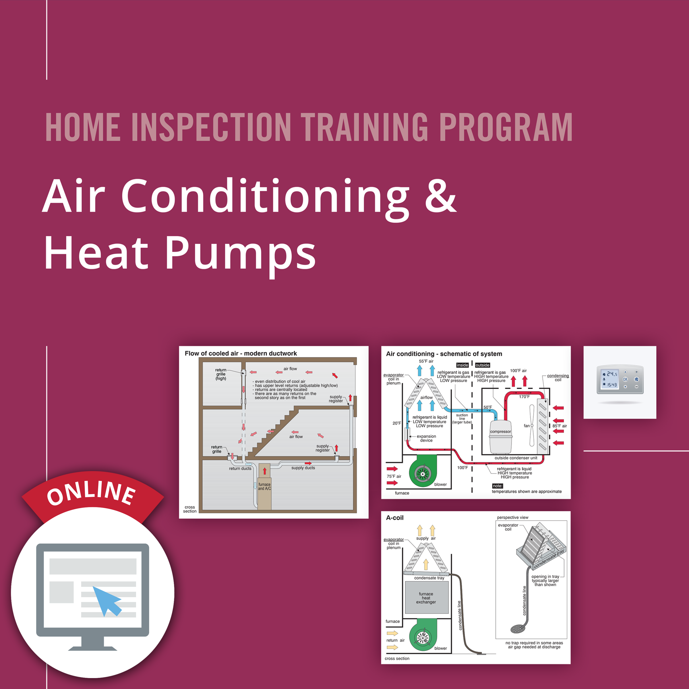 Air Conditioning and Heat Pumps Online Course Carson Dunlop Store